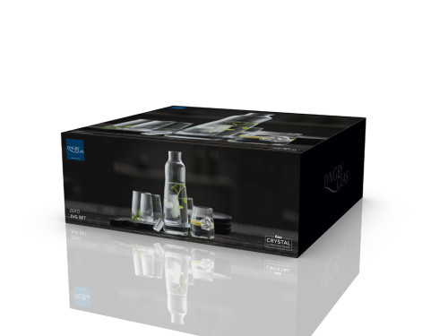 Karafa na vodu a 4 sklenice Zero