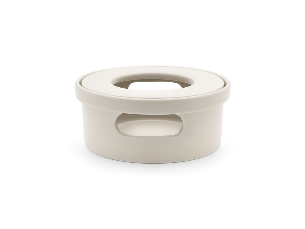 Kameninový ohřívač na čajovou konvičku Skagen bílý