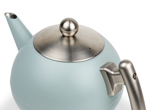 Dvoustěnná konvička na čaj Duet Bella Ronde 1,2L Light Blue