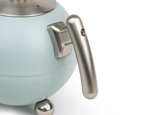 Dvoustěnná konvička na čaj Duet Bella Ronde 1,2L Light Blue