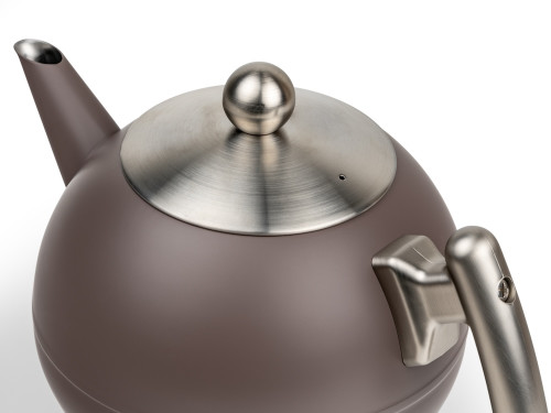 Dvoustěnná konvička na čaj Duet Bella Ronde 1,2L Aubergine