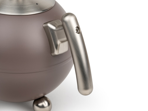 Dvoustěnná konvička na čaj Duet Bella Ronde 1,2L Aubergine