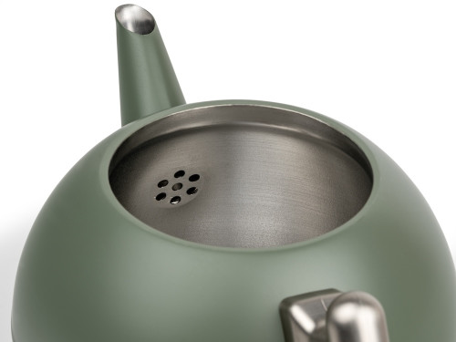 Dvoustěnná konvička na čaj Duet Bella Ronde 1,2L Army Green