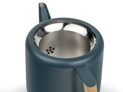 Dvoustěnná konvička na čaj Duet Boston 1,1L Blue