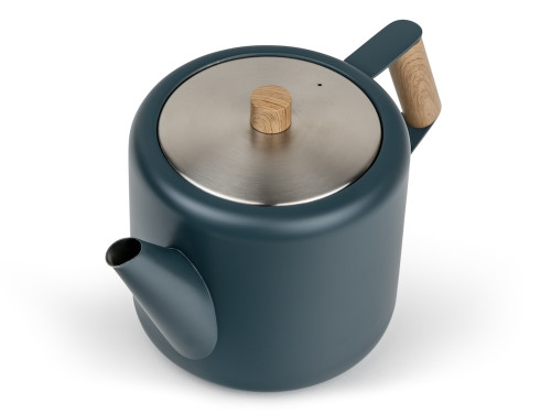 Dvoustěnná konvička na čaj Duet Boston 1,1L Blue