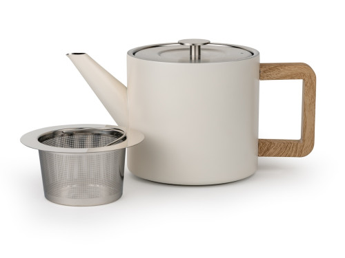 Dvoustěnná konvička na čaj Duet Narvik 1,1L Warm White