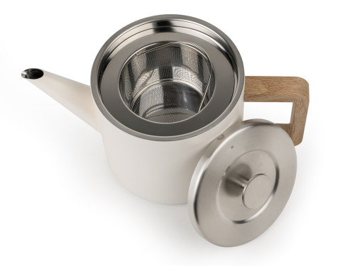 Dvoustěnná konvička na čaj Duet Narvik 1,1L Warm White