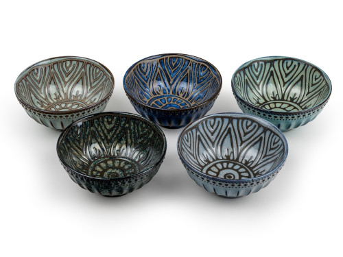 Kameninové hrnky Jara (5ks) 200 ml