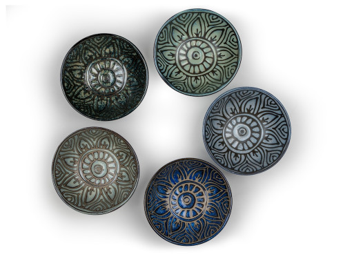 Kameninové hrnky Jara (5ks) 200 ml