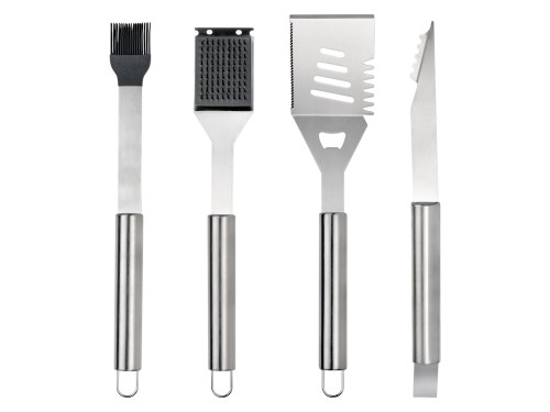 Grilovací náčiní v kufru (4 dílná sada)