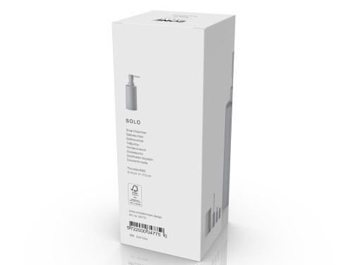 Dávkovač mýdla Solo Soft Grey