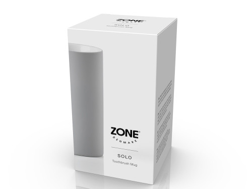 Kelímek na zubní kartáček Solo Soft Grey