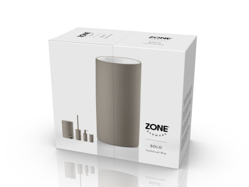 Kelímek na zubní kartáček Solo Taupe