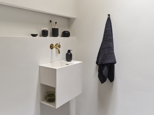 Kelímek na zubní kartáček Sensu Black