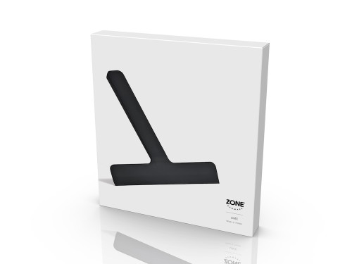 Koupelnová stěrka se stojánkem Ume Black