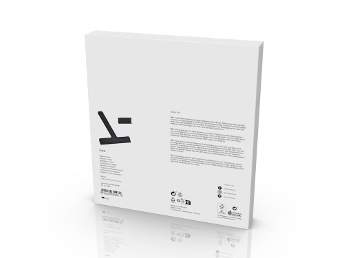 Koupelnová stěrka se stojánkem Ume Black