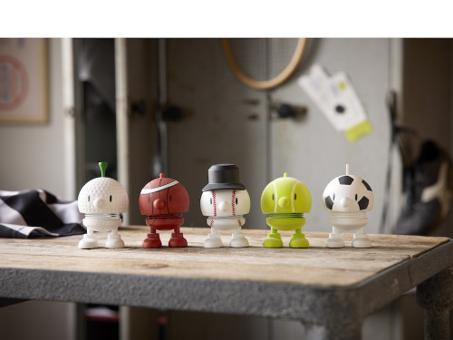 Figurka Hoptimist Basebalový míček Bumble S White