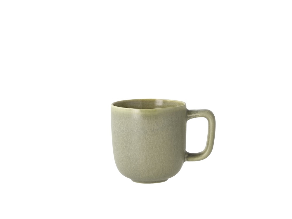 Kameninový hrnek s ouškem Shoku Pure Green 23 cl