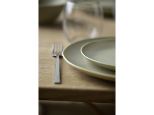 Kameninový mělký talíř Shoku Pure Green 20 cm