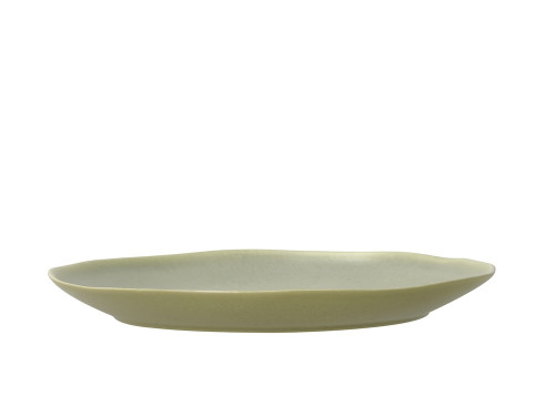 Kameninový mělký talíř Shoku Pure Green 27 cm