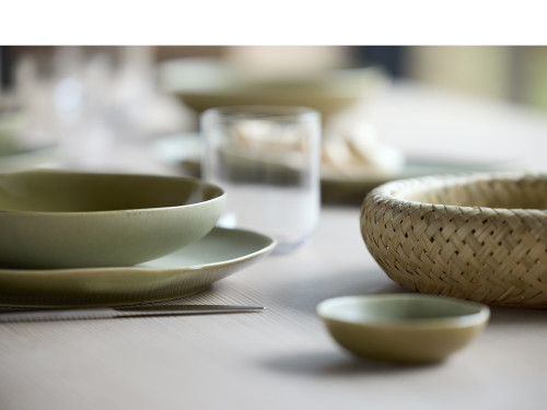 Kameninová polévková miska Shoku Pure Green 23 cm