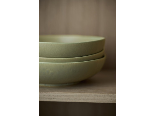 Kameninová polévková miska Shoku Pure Green 23 cm