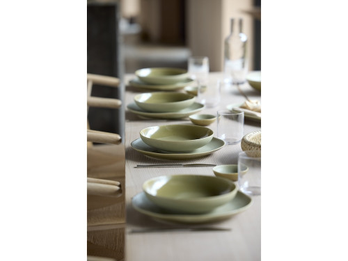 Kameninová polévková miska Shoku Pure Green 23 cm