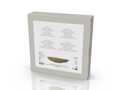 Kameninová salátová mísa Shoku Pure Green 28 cm