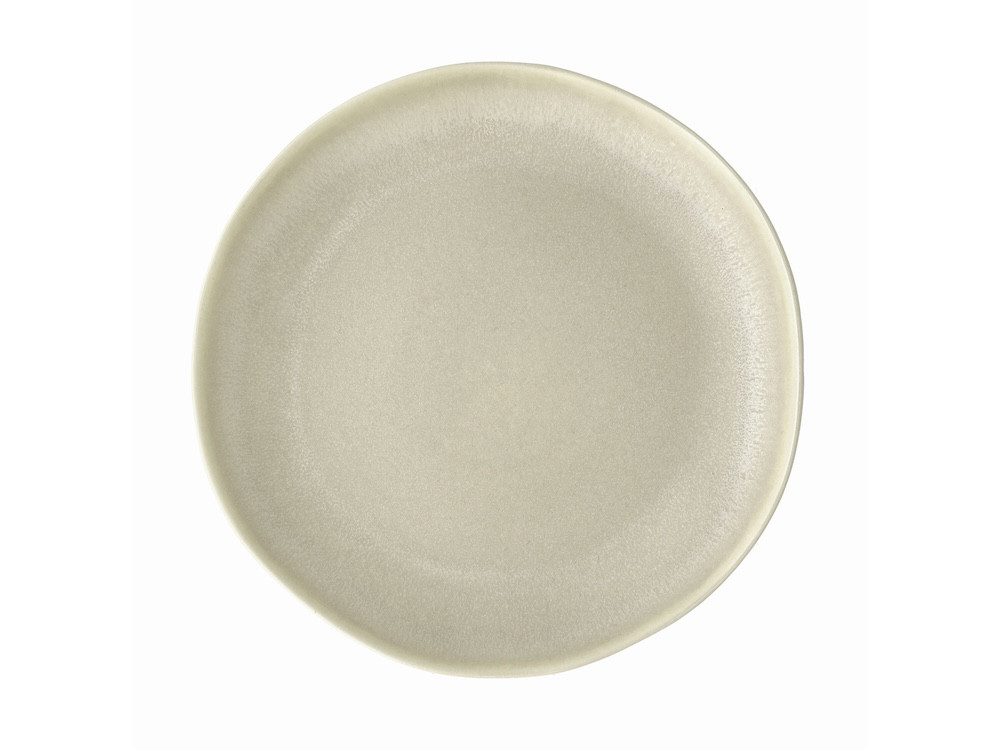 Kameninový mělký talíř Shoku Soft Beige 20 cm