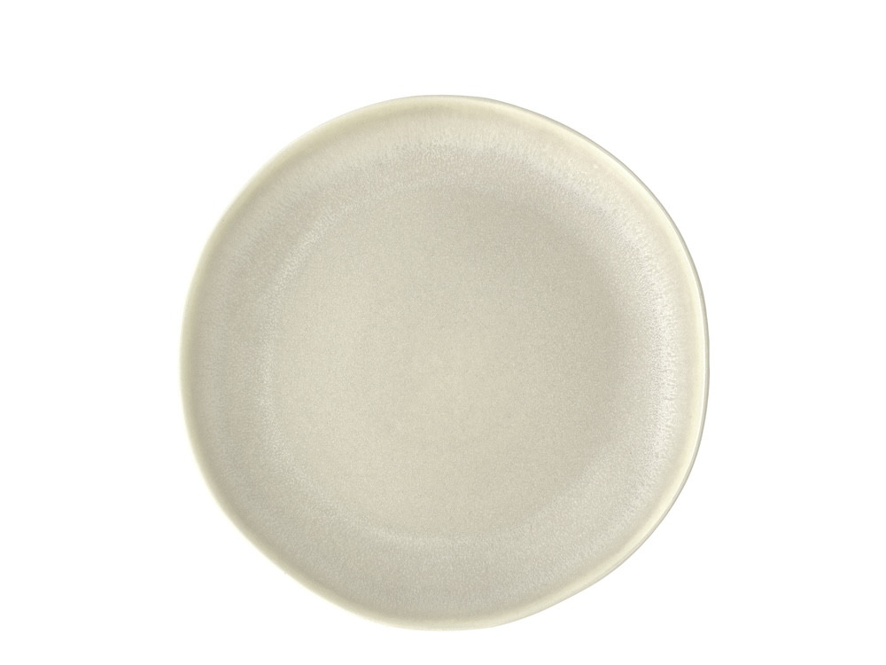 Kameninový mělký talíř Shoku Soft Beige 27 cm