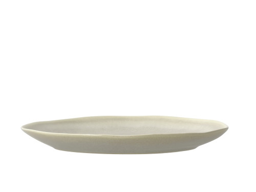 Kameninový mělký talíř Shoku Soft Beige 27 cm