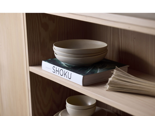 Kameninová miska Shoku Soft Beige 12,5 cm