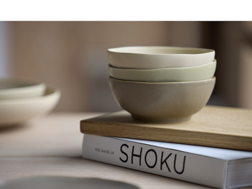 Kameninová miska Shoku Soft Beige 15 cm