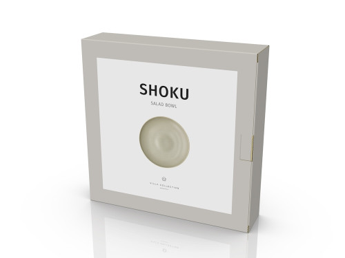 Kameninová salátová mísa Shoku Soft Beige 28 cm