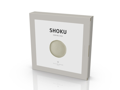 Kameninová servírovací mísa Shoku Soft Beige 28 cm