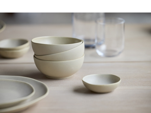 Kameninová miska na omáčku Shoku Soft Beige 9 cm