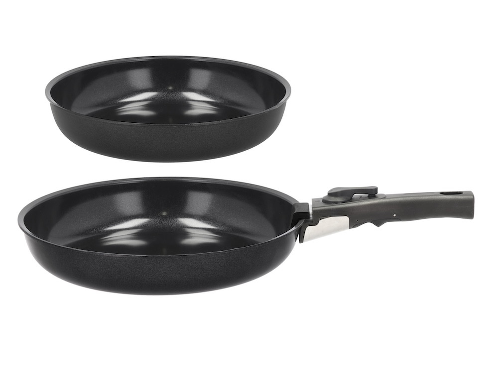 Sada pánví s odnímatelnou rukojetí 24/28 cm Black 