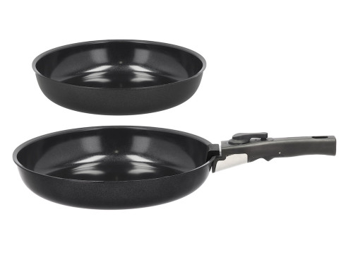 Sada pánví s odnímatelnou rukojetí