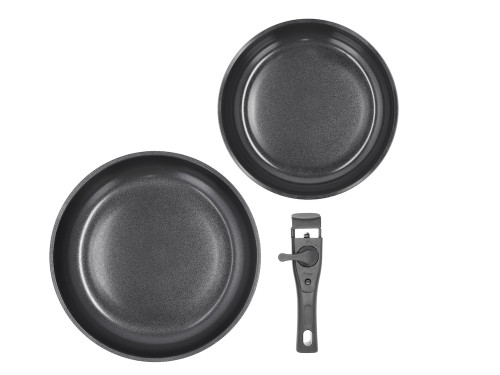 Sada pánví s odnímatelnou rukojetí 24/28 cm Black 
