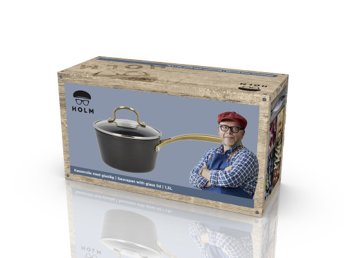 Hrnec s víkem Brasserie 1,5l Black 