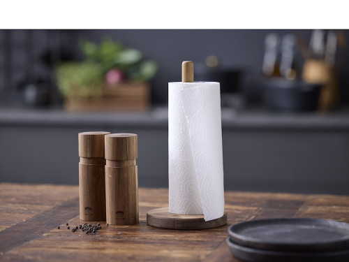 Akáciový stojan na papírové utěrky 14x14x28 cm