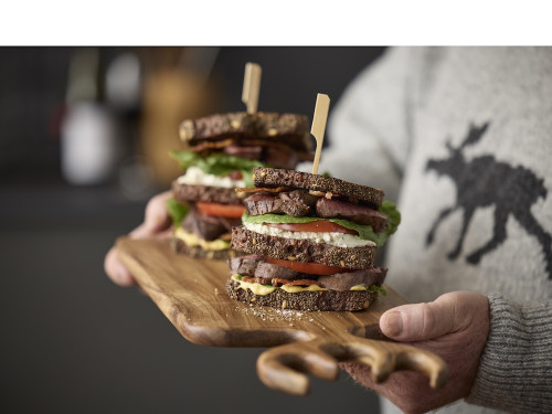 Servírovací prkénko z akáciového dřeva 36x21 cm