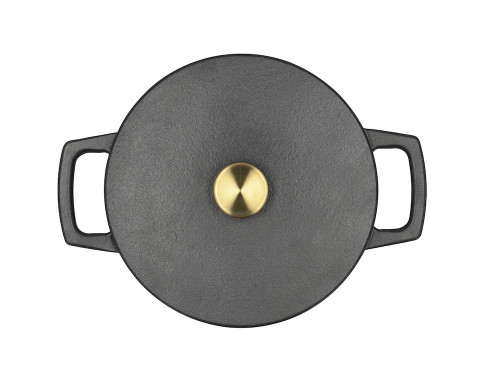 Litinový kastrol kulatý 3,6l Black 