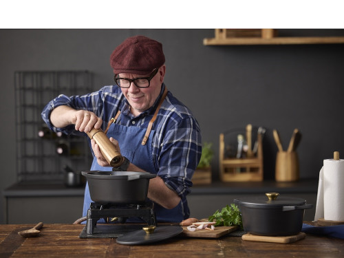 Litinový kastrol kulatý 3,6l Black 