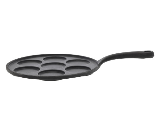 Litinová pánev na lívance (na 7 ks) 23,5 cm Black