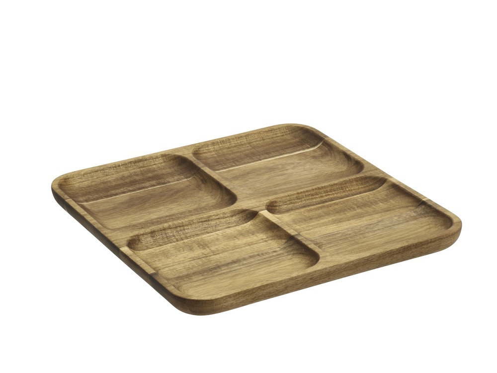 Servírovací tác z akáciového dřeva