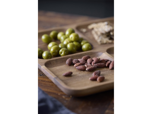 Servírovací tác z akáciového dřeva