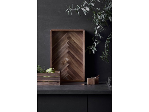 Servírovací tác z akáciového dřeva