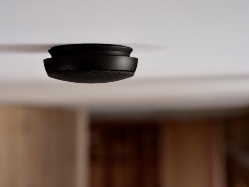 Optický detektor kouře 10 cm Black