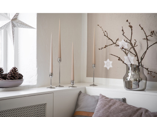 Nerezový svícen Dorotea 23,5 cm